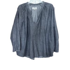 The GREAT Long Sleeve Chambray Top Size 2/Medium